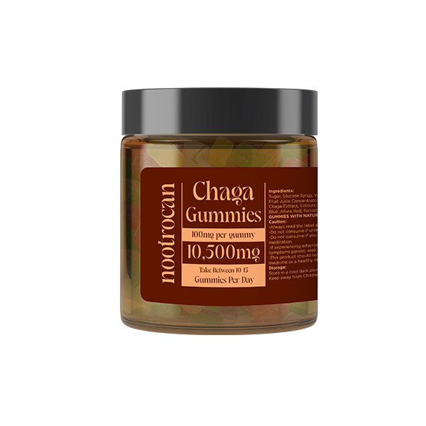 Nootrocan 10500mg Nootropic Mushroom Gummies 450g - Chaga