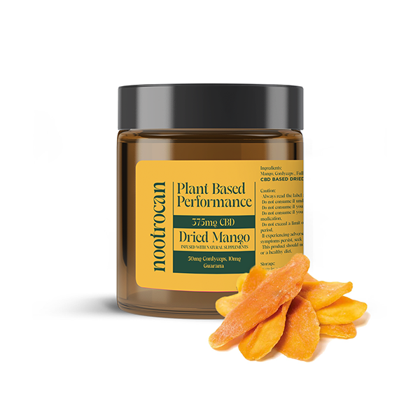 Nootrocan 375mg Full Spectrum CBD Nootropic Dried Fruits - 150g - Plant Based Performance