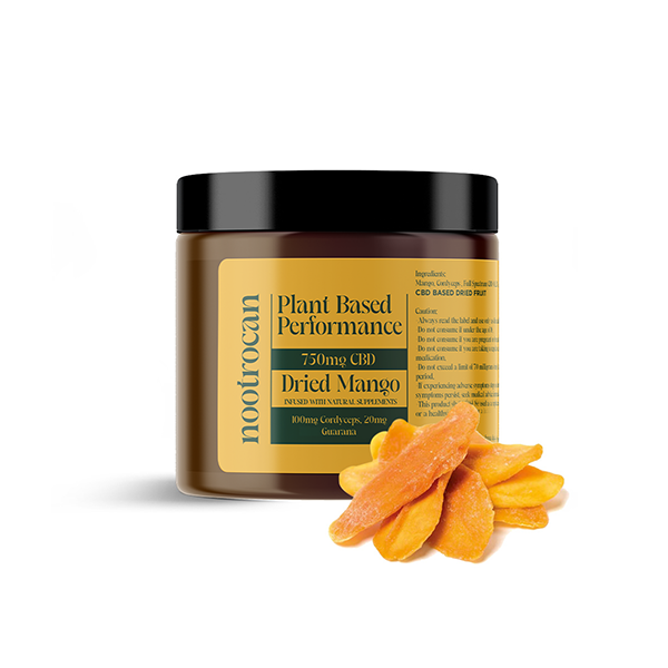 Nootrocan 750mg Full Spectrum CBD Nootropic Dried Fruits - 300g - Plant Based Performance